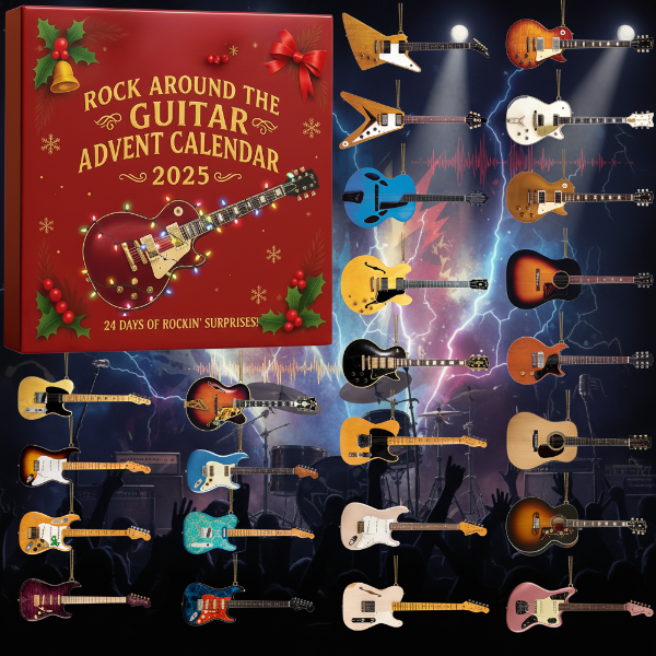 2025 Rock Around the Guitar Adventi kalendárium🎸🎄