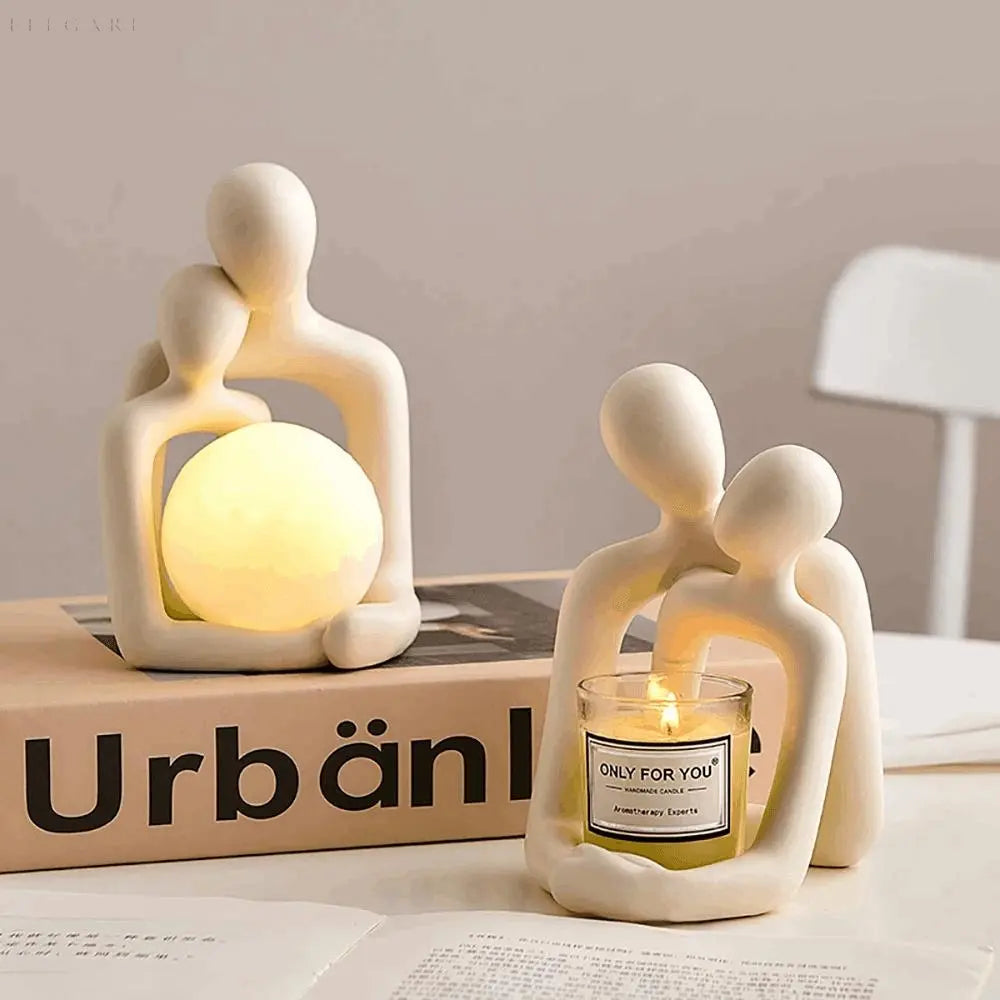 SzerelemFény | Klasszikus Romantikus Ölelések Szobor Lámpa