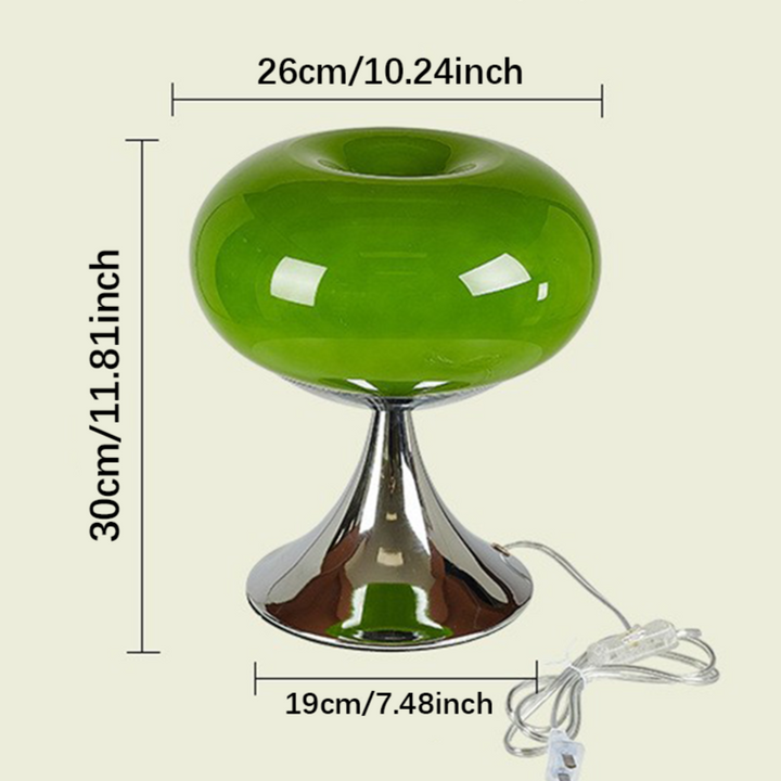 Asztali Lámpa Ősi Stílusban Almás Formában