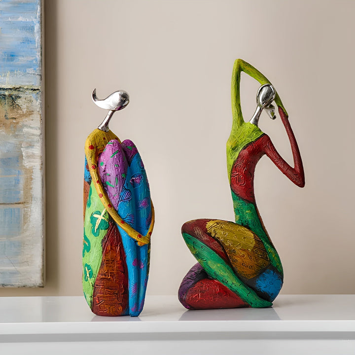 NyugodtSziluett | Elegáns Krop Gyanta szobor