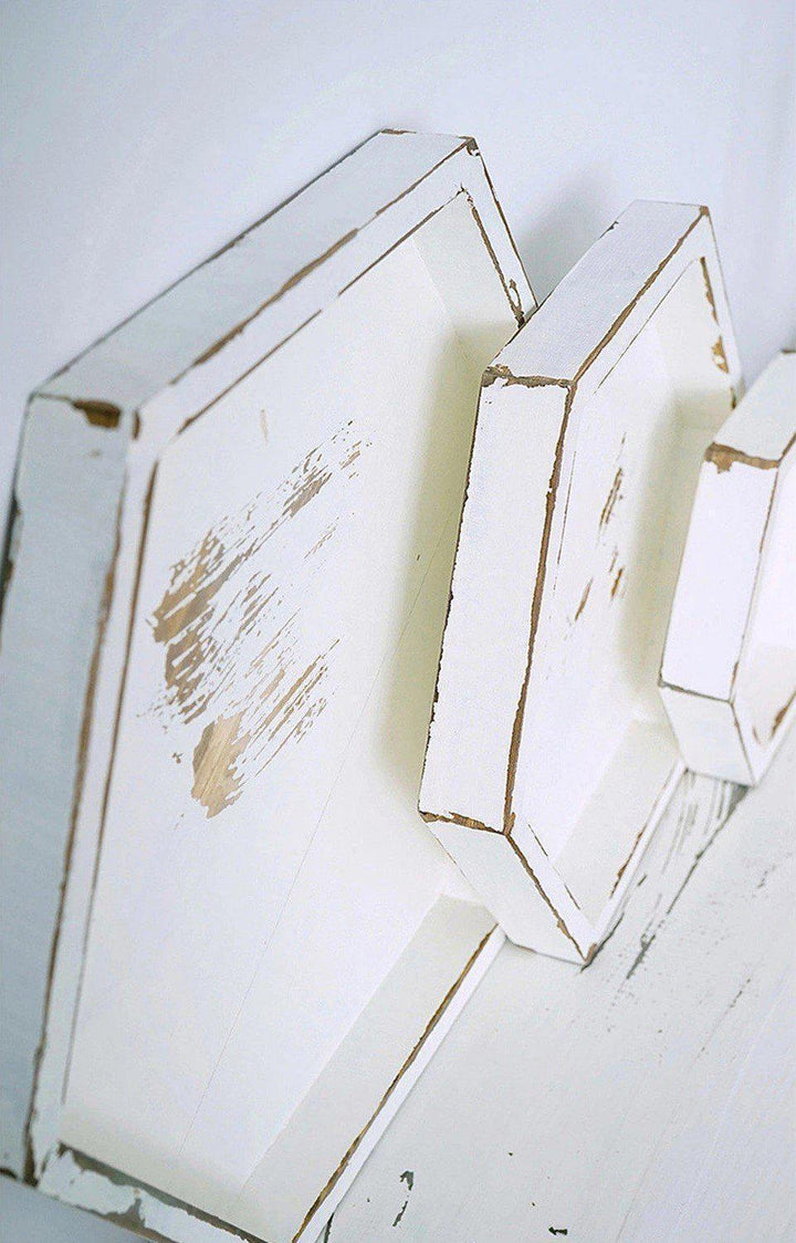 Rusztikus fa tálca szett