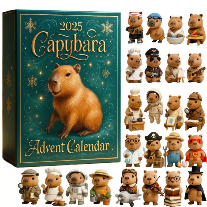 Capybara karácsonyi naptár 2025