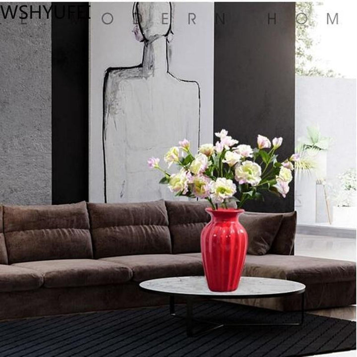 Üveg vázák Scarlet Elegance Curve